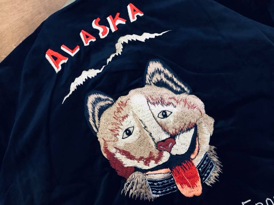 ALASKAN HUSKY×ALASKA MAP | FLAMINGO-SAPPORO